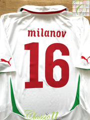2010/11 Bulgaria Home Football Shirt Milanov #16 (L)