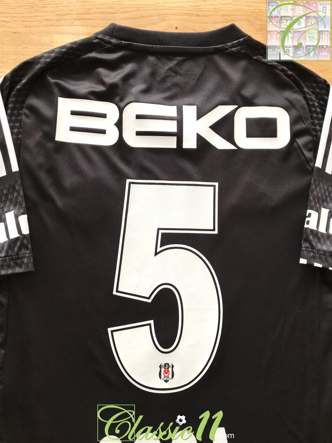 2014/15 Beşiktaş Goalkeeper Formotion Football Shirt Sosa #5 (XS)