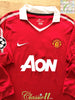 2010/11 Man Utd Home Champions League Football Shirt. Rafael #21 (XXL)