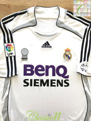 2006/07 Real Madrid Home La Liga Football Shirt