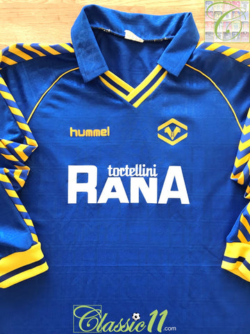 1989/90 Hellas Verona Home Football Shirt. (XL)