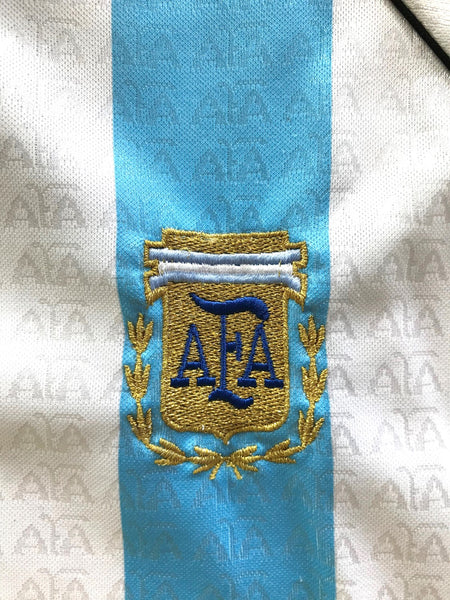 Retro 1996 Argentina Home Jersey - Kitsociety