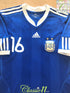 2010/11 Argentina Away Football Shirt Kun Agüero #16 (S)