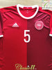 2016/17 Denmark Home Football Shirt Durmisi #5 (L)