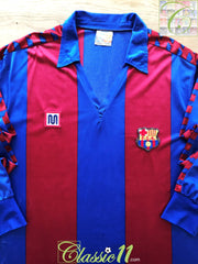 1984/85 Barcelona Home Football Shirt. (S)