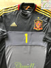 2011/12 Spain Goalkeeper Football Shirt De Gea #1 (M)