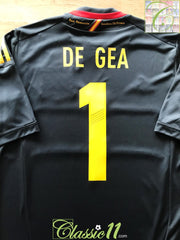 2011/12 Spain Goalkeeper Football Shirt De Gea #1 (M)