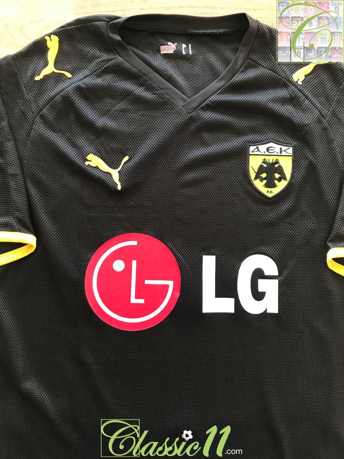 2008/09 AEK Athens Away Football Shirt (L)